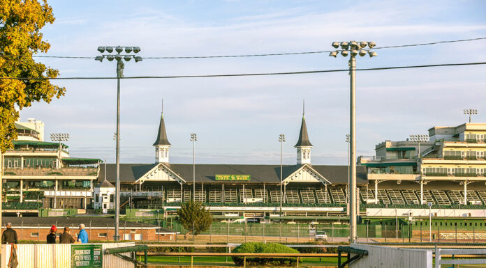 Churchill Downs twin spires